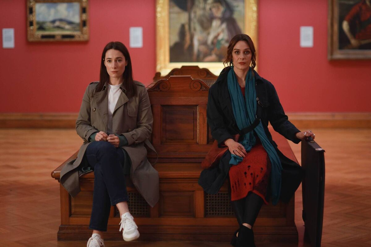 Pictured are Siobhán Cullen with Róisín Gallagher in season two of The Dry. 