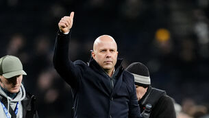 <p>Arne Slot’s Liverpool scored six goals at Tottenham. Pic: Adam Davy/PA</p>