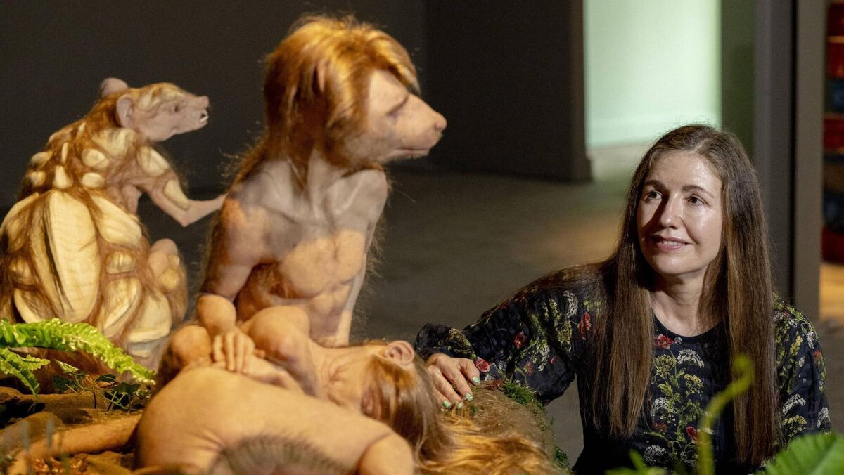 Australian sculptor Patricia Piccinini at Galway International Arts Festival. Picture: Andrew Downes