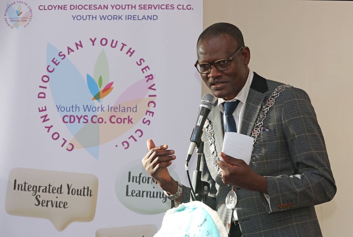 Cllr Honore Kamegni was a postman for 14 years before getting elected in the local elections in Cork this year. Picture: Jim Coughlan Cllr Honore Kamegni was a postman for 14 years before getting elected in the local elections in Cork this year. Picture: Jim Coughlan