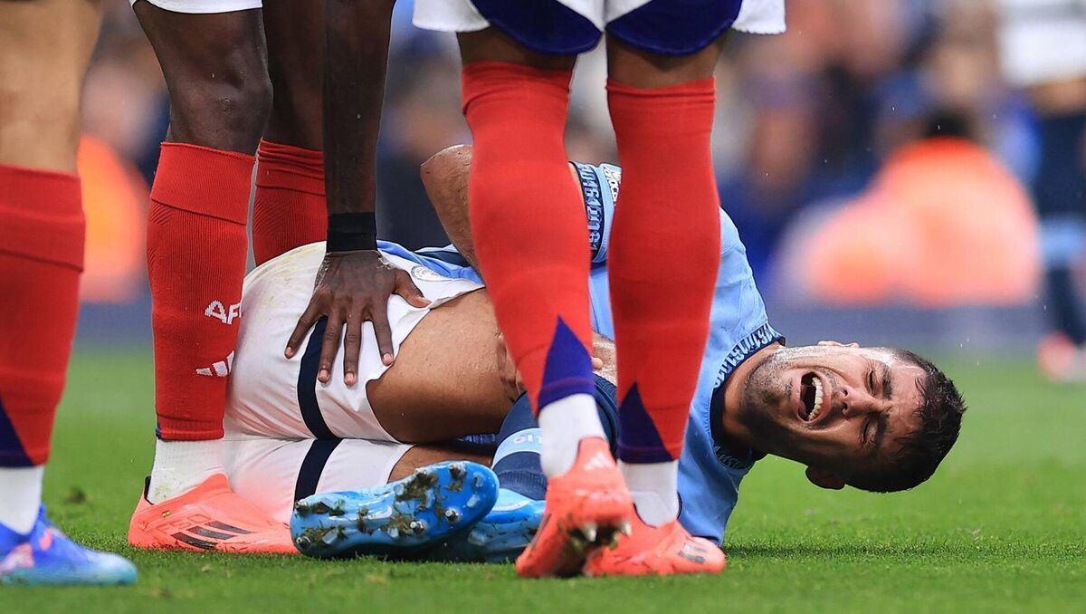 DOWN AND OUT: Rodri’s absence has been instrumental in their slump with the midfielder sorely missed. DOWN AND OUT: Rodri’s absence has been instrumental in their slump with the midfielder sorely missed.