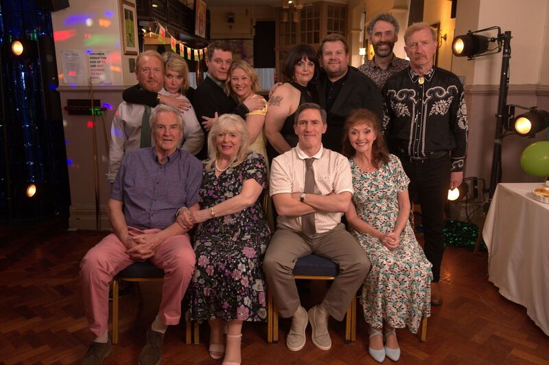 The cast pictured during the final episode. Picture: Tom Jackson/BBC/PA Wire
