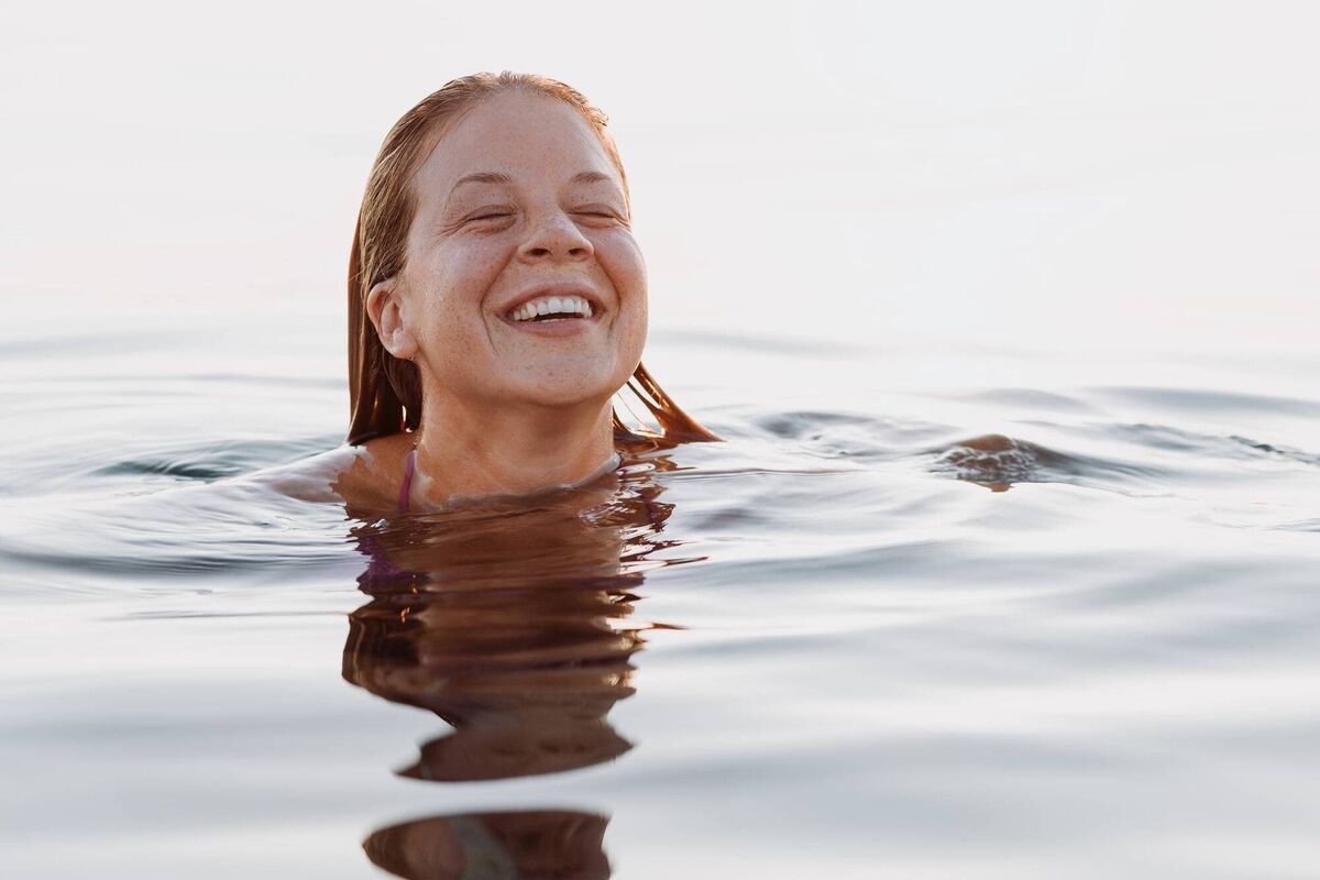 Sea swimming can reduce stress, improve circulation, and help boost the immune system, as well as dull aches and pains. Picture iStock.