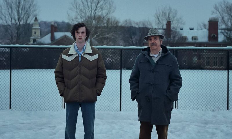 Dominic Sessa stars as Angus Tully and Paul Giamatti as Paul Hunham in The Holdovers. Picture: PA Dominic Sessa stars as Angus Tully and Paul Giamatti as Paul Hunham in The Holdovers. Picture: PA