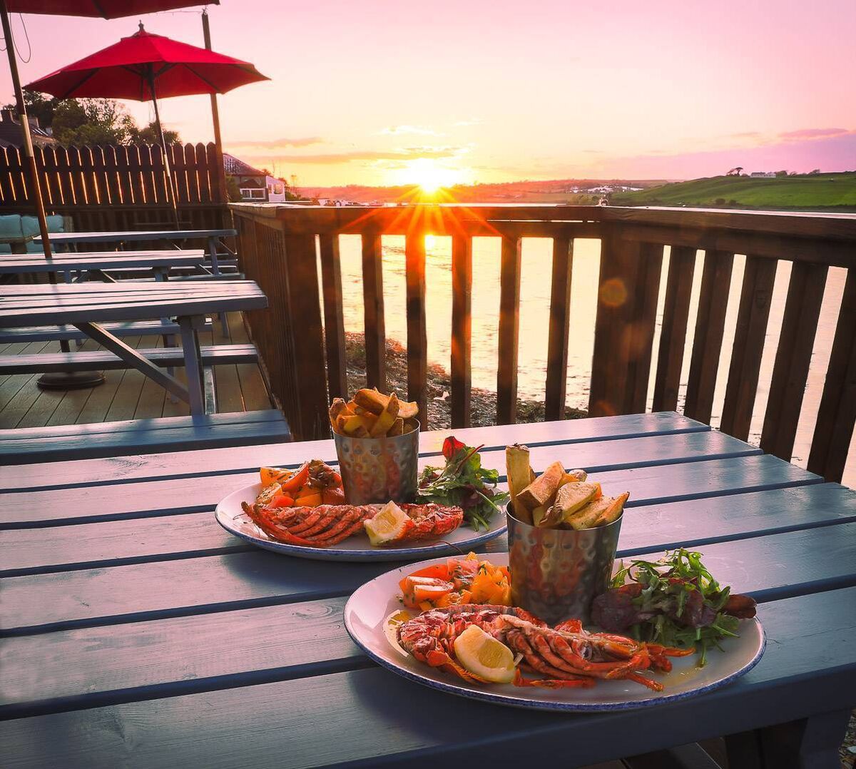 Some of the food served by The Lifeboat Inn.