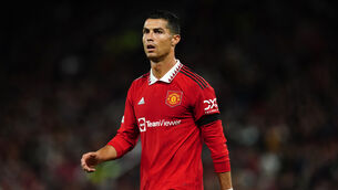<p>Cristiano Ronaldo believes Manchester United’s fortunes will improve under Ruben Amorim. Picture: Martin Rickett/PA</p>