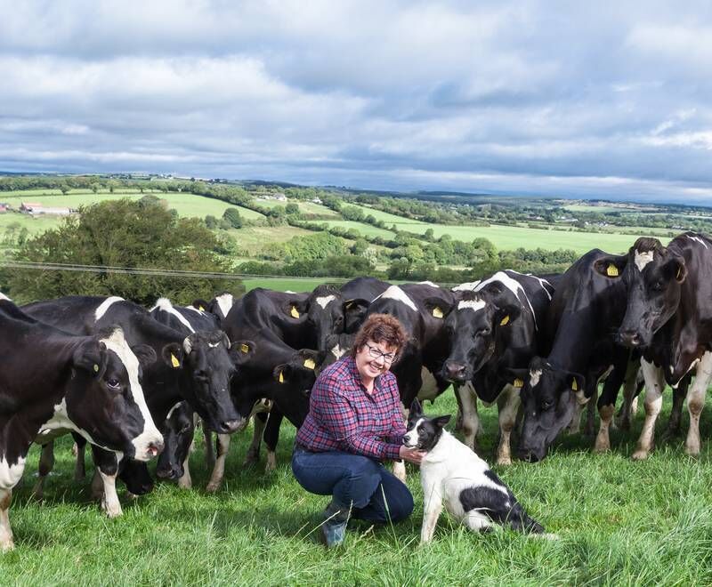 Lorna Sixsmith with her dog Lou. Picture: Damien Carroll Lorna Sixsmith with her dog Lou. Picture: Damien Carroll