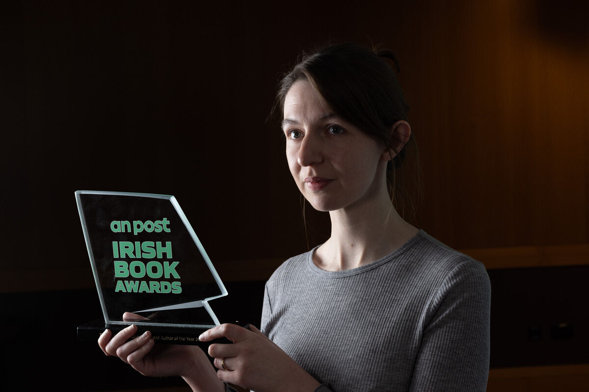 Sally Rooney won Author of the Year at the Irish Book Awards for Intermezzo. Sally Rooney won Author of the Year at the Irish Book Awards for Intermezzo.