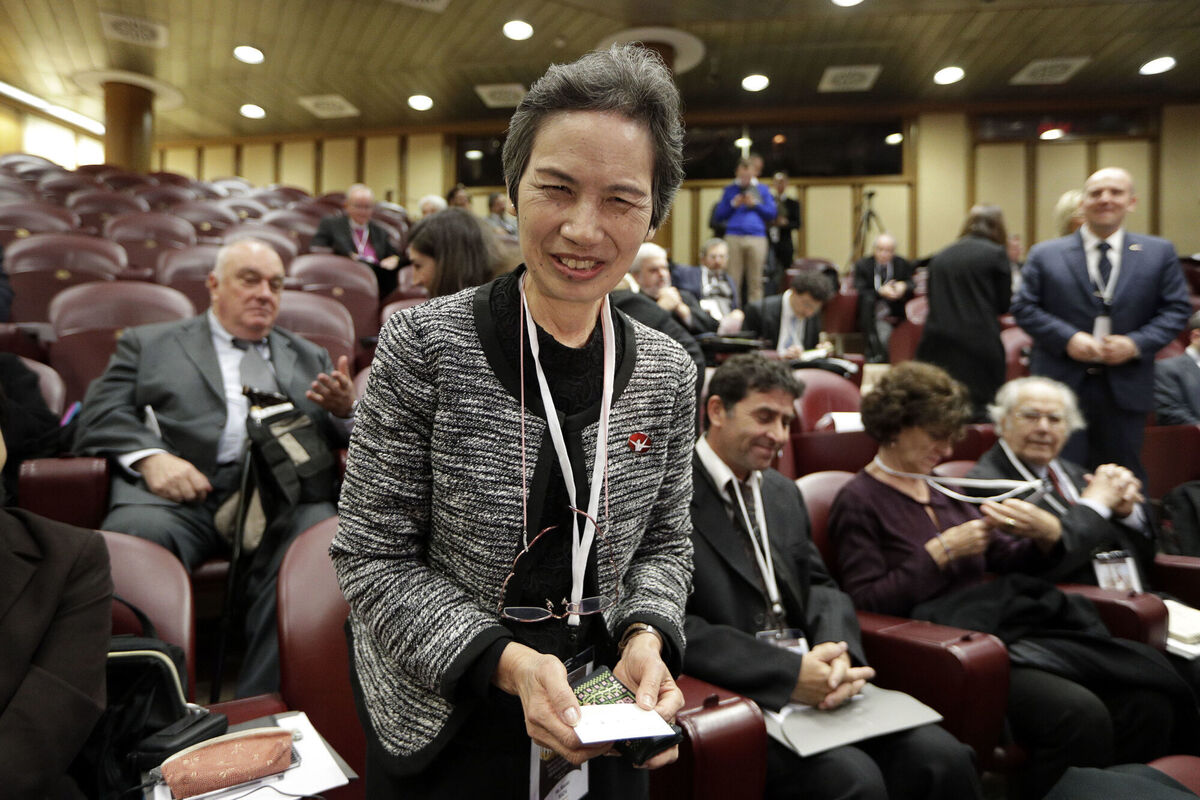 Assistant Secretary General of Nihon Hidankyo and atomic bomb survivor Masako Wada. Ninon Hidankyo was awarded the 2024 Nobel Peace Prize. Picture: AP Photo/Andrew Medichini, File Assistant Secretary General of Nihon Hidankyo and atomic bomb survivor Masako Wada. Ninon Hidankyo was awarded the 2024 Nobel Peace Prize. Picture: AP Photo/Andrew Medichini, File