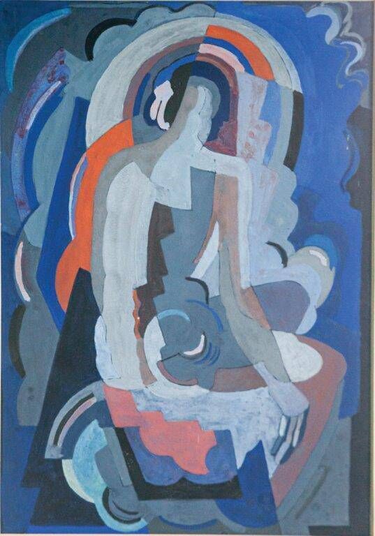 One of Mainie Jellett's Cubism-related works. 