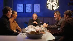 <p>Martin O'Neill was the latest guest on the 'Stick to Football' podcast. Pic credit: The Overlap.</p>