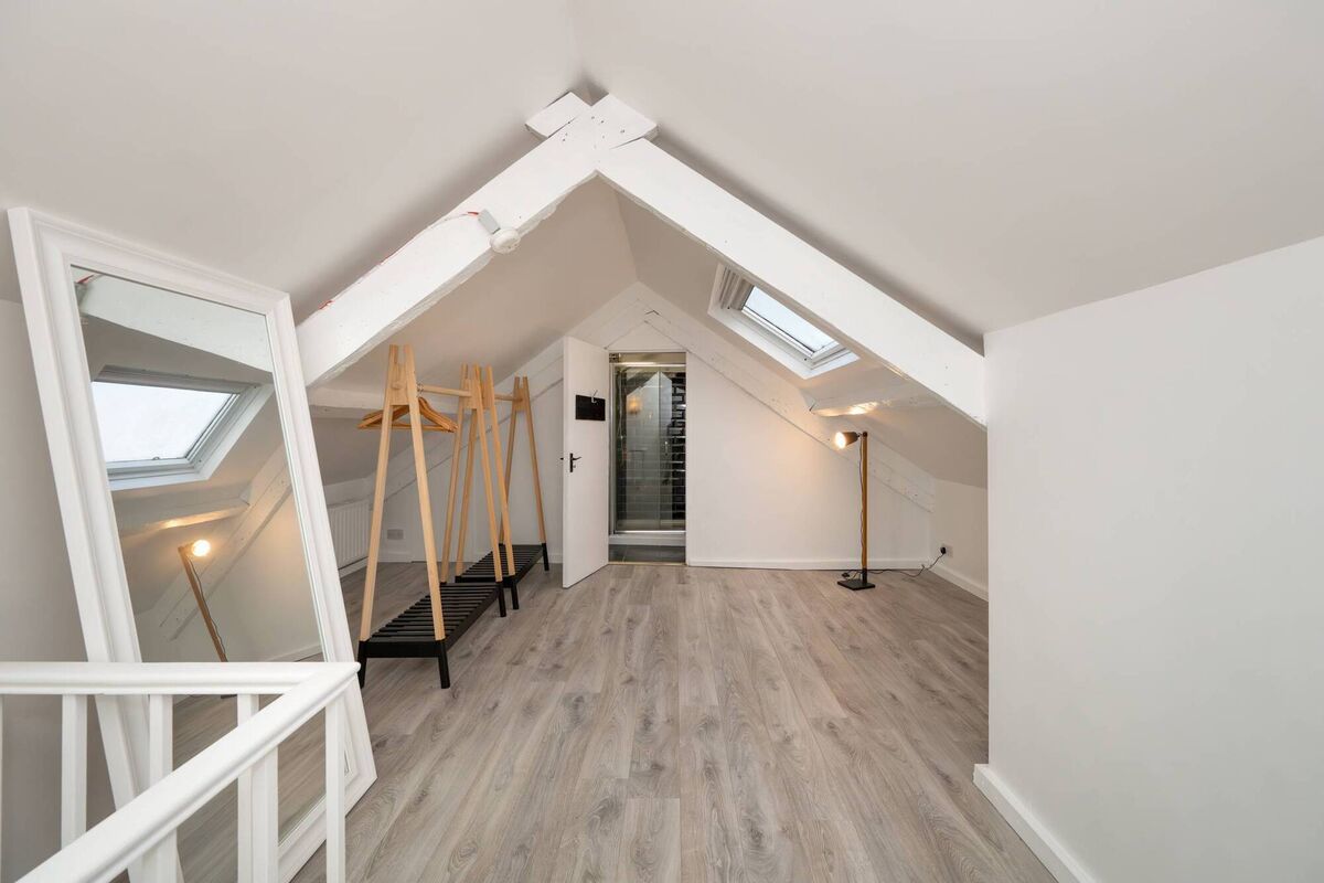 Converted attic
