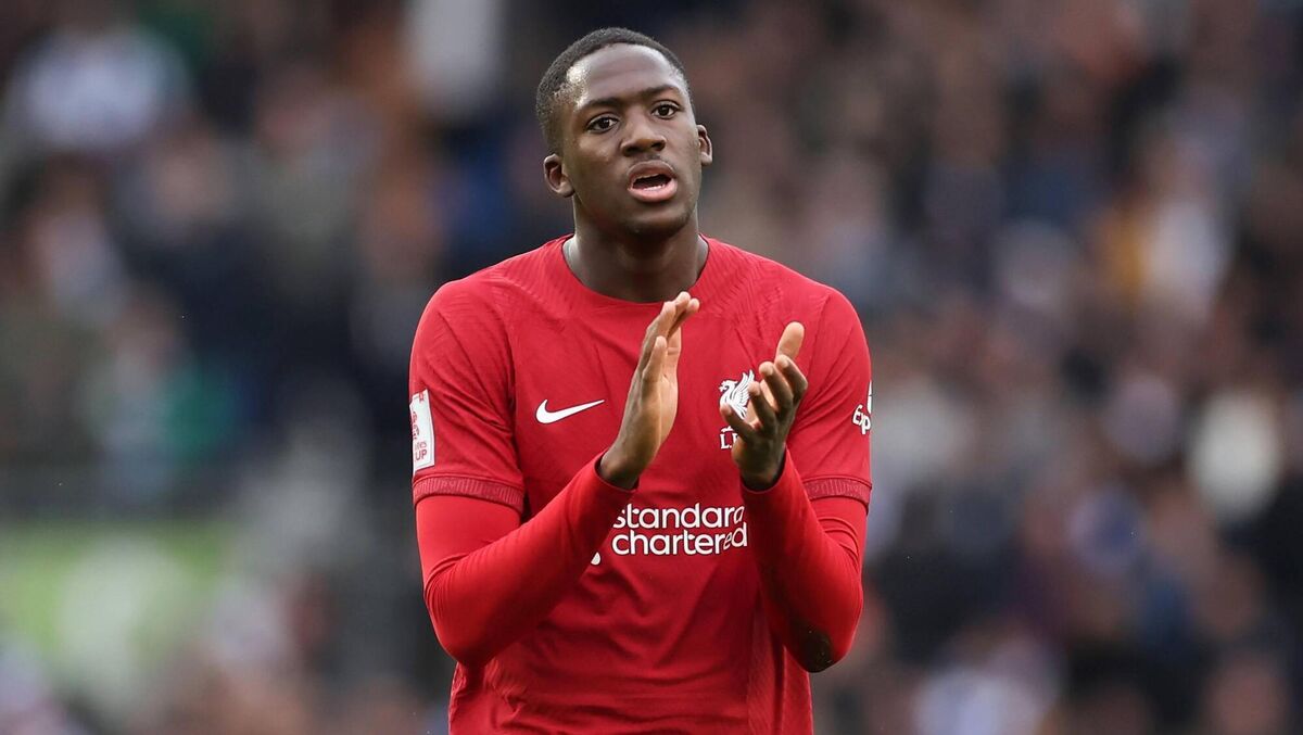 RETURN? Ibrahima Konate of Liverpool. Pic: Jacques Feeney/Offside/Offside via Getty Images RETURN? Ibrahima Konate of Liverpool. Pic: Jacques Feeney/Offside/Offside via Getty Images