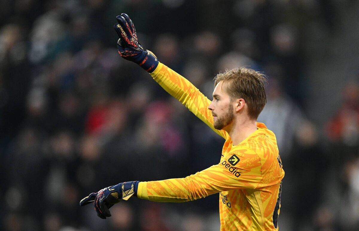 Liverpool's Irish goalkeeper Caoimhin Kelleher has taken the spotlight in his stride since stepping in for Alisson in goal.