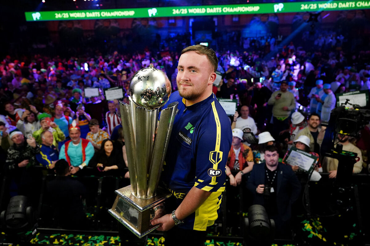 Littler with The Sid Waddell Trophy