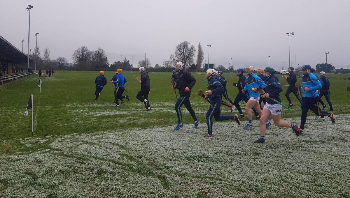 Poor weather conditions apparent in Templemore as the Tipperary v Clare challenge game has been called off. Pic: Stephen Barry 