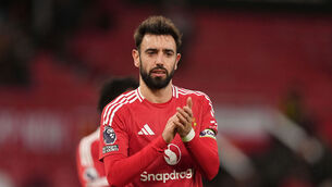 <p>Bruno Fernandes returns to the starting line-up for Manchester United</p>