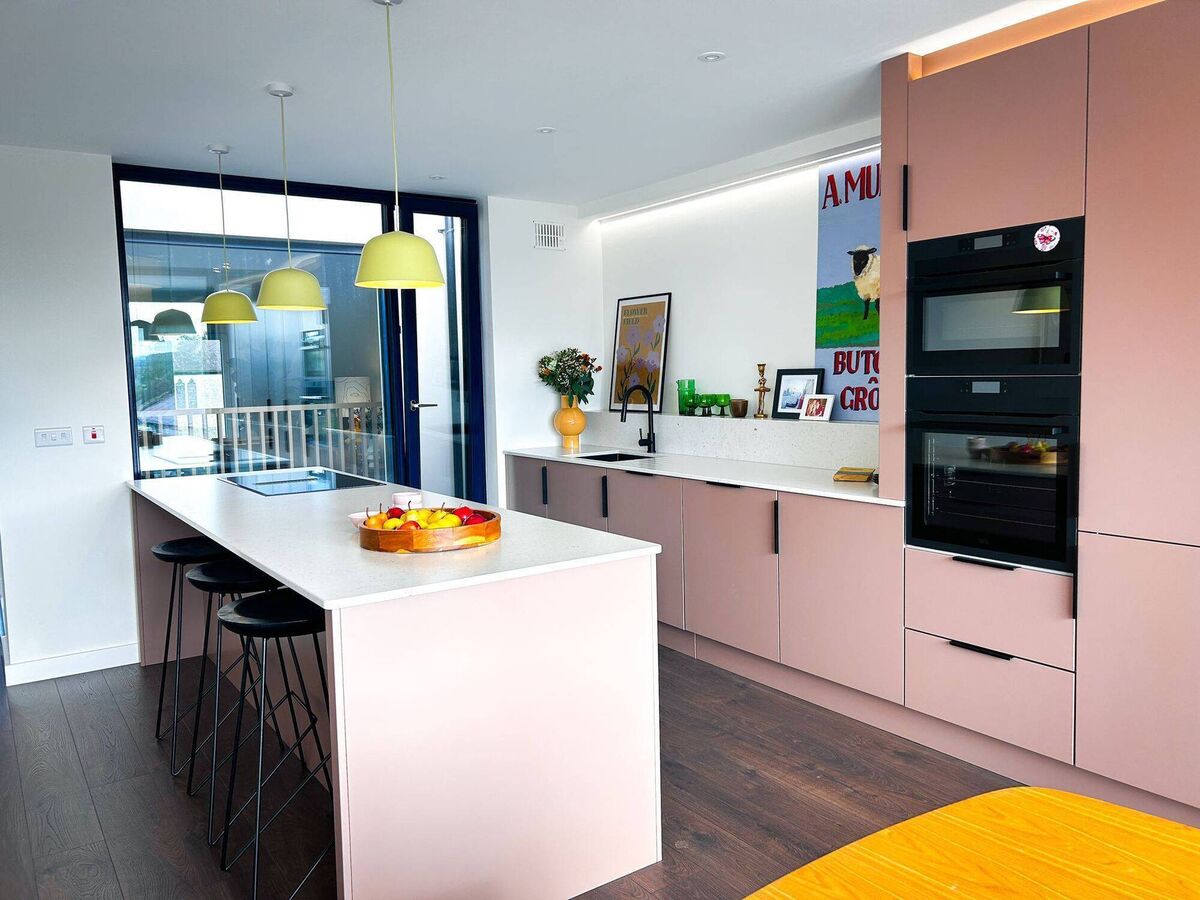 The living area after the transformation.