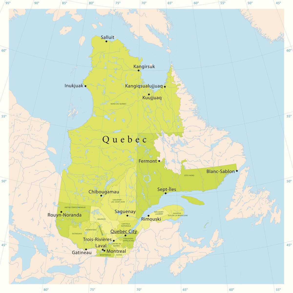 Quebec is on the eastern coast of Canada. Picture: iStock Quebec is on the eastern coast of Canada. Picture: iStock