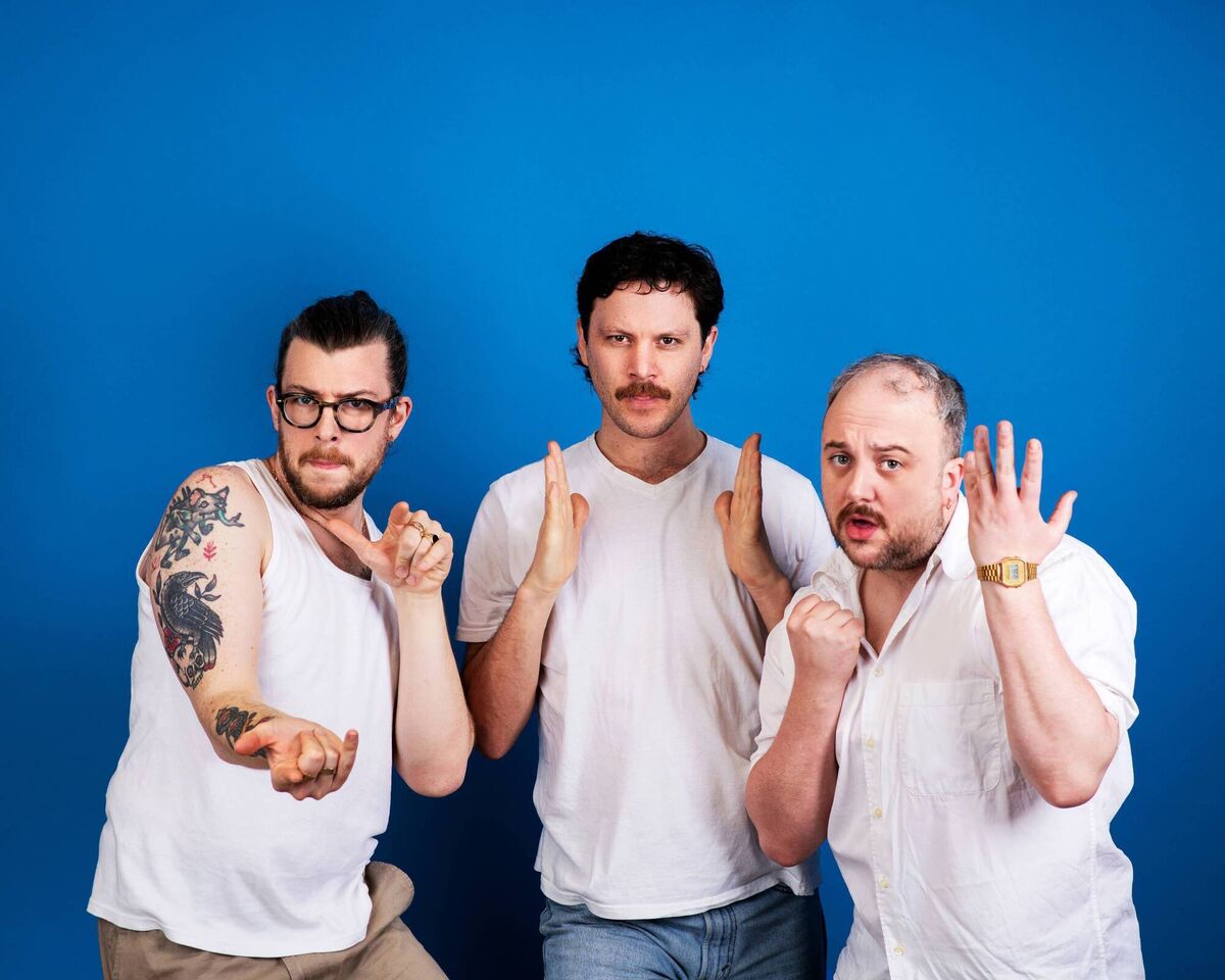 Killian Sundermann, Tony Cantwell and Shane Dan Byrne of the Young Hot Guys podcast Killian Sundermann, Tony Cantwell and Shane Dan Byrne of the Young Hot Guys podcast