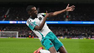 <p>Newcastle United's Alexander Isak celebrates scoring their side's fourth goal of the game during the Premier League match at Portman Road, Ipswich. Picture date: Saturday December 21, 2024.</p>