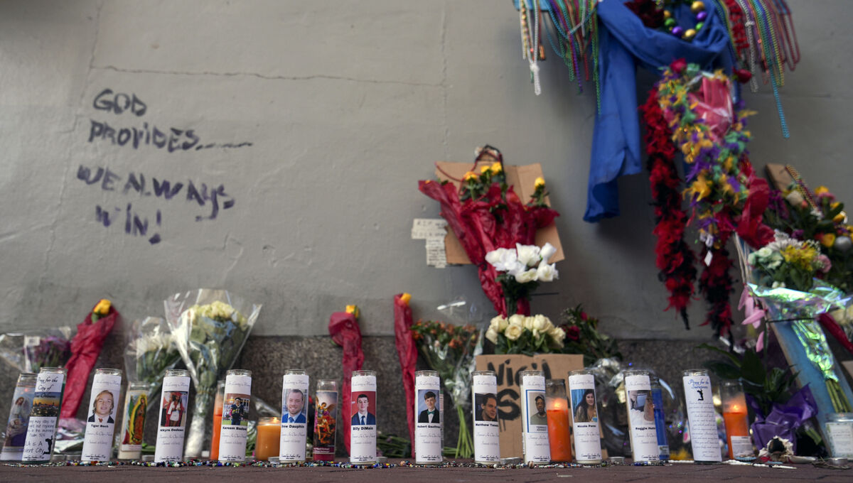 A memorial for the victims of a deadly New Year's Day truck attack stands on the sidewalk in the French Quarter of New Orleans on Friday, January 3, 2025.  File Picture: George Walker/AP