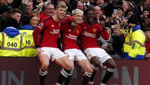 <p>FOR SALE: Manchester United's Alejandro Garnacho, Rasmus Hojlund and Kobbie Mainoo could be sold.</p>