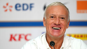 <p>France head coach Didier Deschamps will step down from the role when his contract expires after the 2026 World Cup. Picture: Adam Davy/PA Wire.</p>