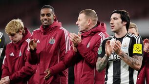 <p>Newcastle are hoping to end a 70-year wait for a major domestic trophy in this season’s Carabao Cup (John Walton/PA)</p>