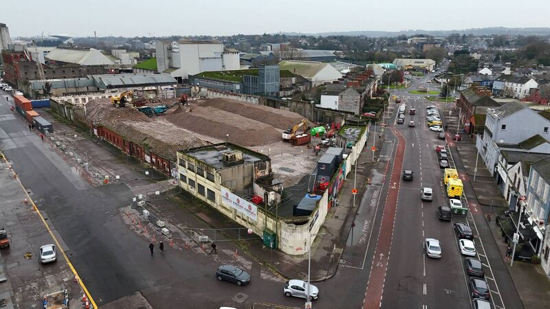 Kennedy Quay as it is currently, with mounds of rubble due to be removed Picture: Larry Cummins Kennedy Quay as it is currently, with mounds of rubble due to be removed Picture: Larry Cummins