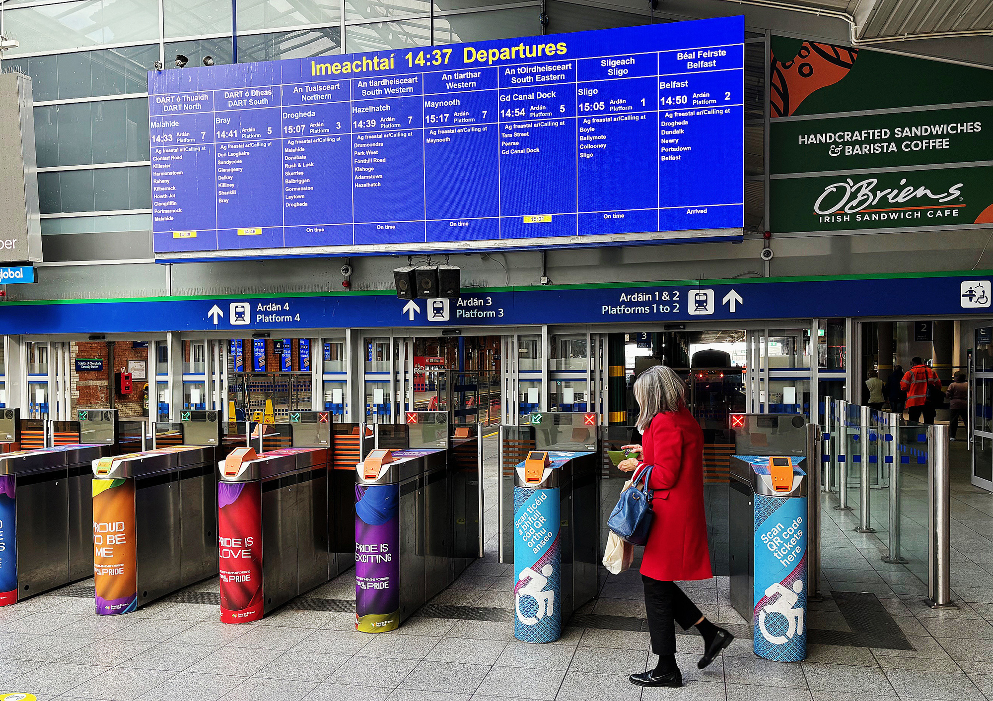 Services delayed at Connolly Station as man arrested over suspected firearm incident