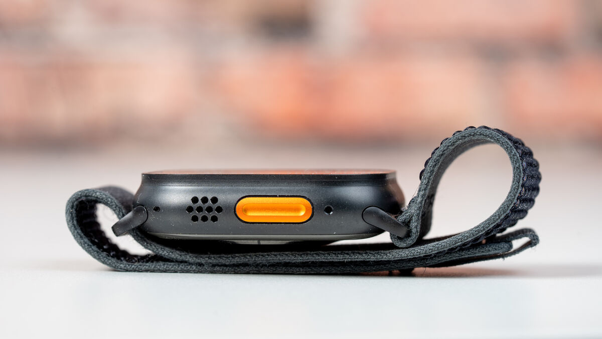 Apple Watch Ultra 2 is rated for 100 metres of water resistance. Picture: Noel Campion.