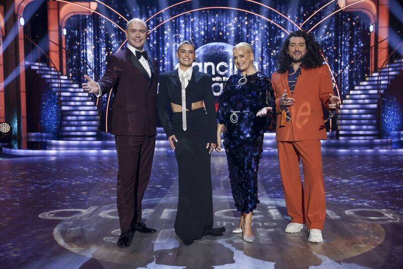 Dancing with the Stars judges Karen Byrne, Brian Redmond, Lorraine Barry and Arthur Gourounlian. Pic: Kyran O’Brien