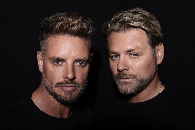 Boyzlife: Keith Duffy and Brian McFadden. 