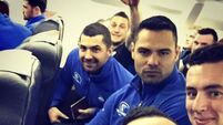 VIDEO: Leinster team terrified by mid-flight turbulence