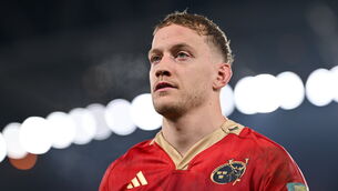 <p>COMET THE HOUR: Mike Haley of Munster after the UFC defeat to Leinster at Thomond Park. Picture: Brendan Moran/Sportsfile</p>