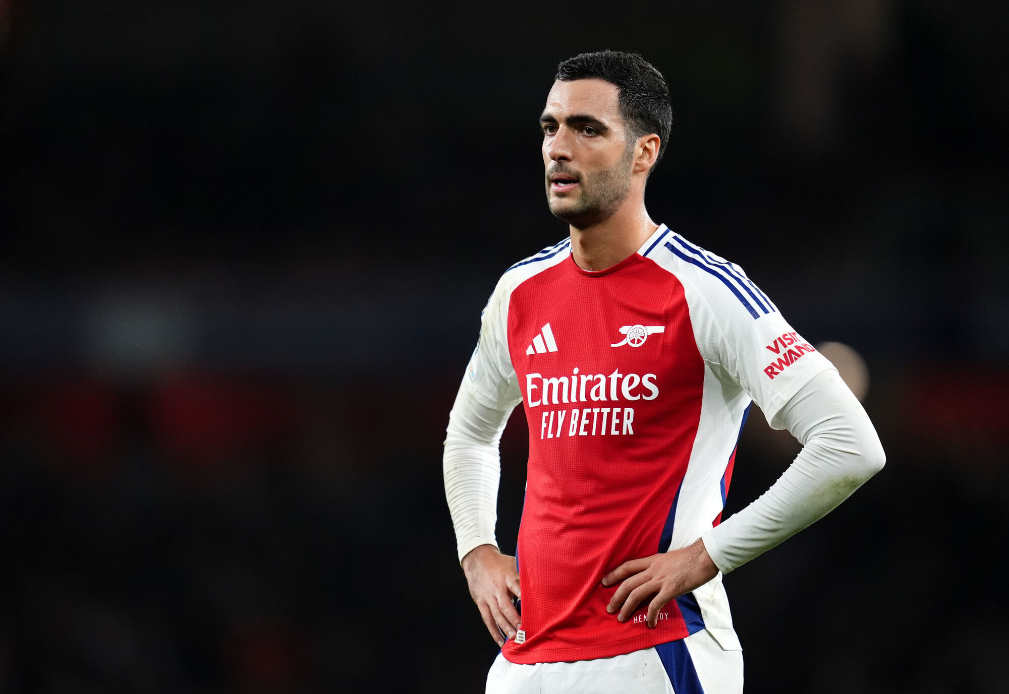 Arsenal midfielder Mikel Merino. Pic: Adam Davy/PA Wire.