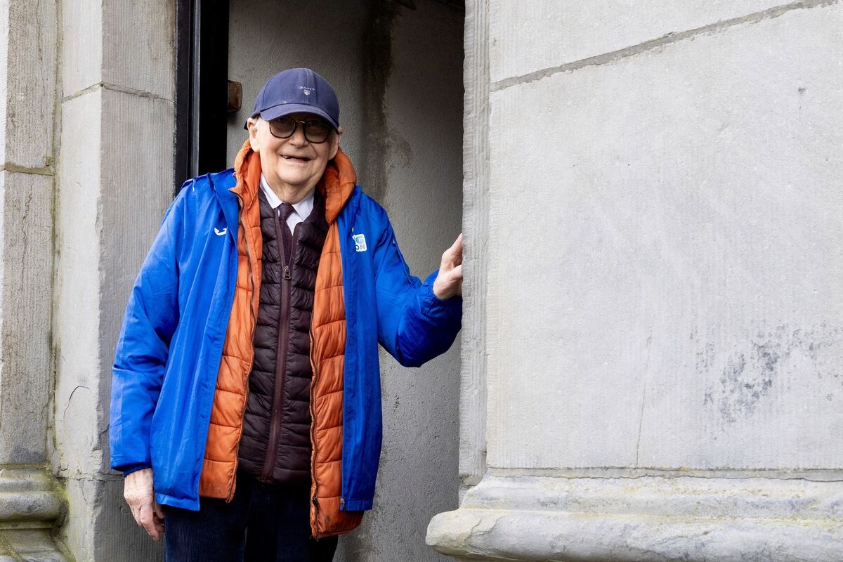 Richard De Courcy has been ringing the bells in Christ Church Cathedral, Waterford, for nearly 70 years. Picture: Chani Anderson Richard De Courcy has been ringing the bells in Christ Church Cathedral, Waterford, for nearly 70 years. Picture: Chani Anderson
