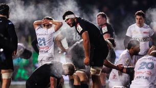 <p>Glasgow Warriors’ Alex Samuel during Champions Cup tie with Racing at Scotsoun. Picture: ©INPHO/Tom Maher</p>