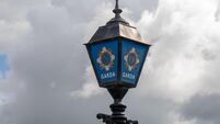 2REJWHE Garda Sign/Lantern Naas Garda Station
