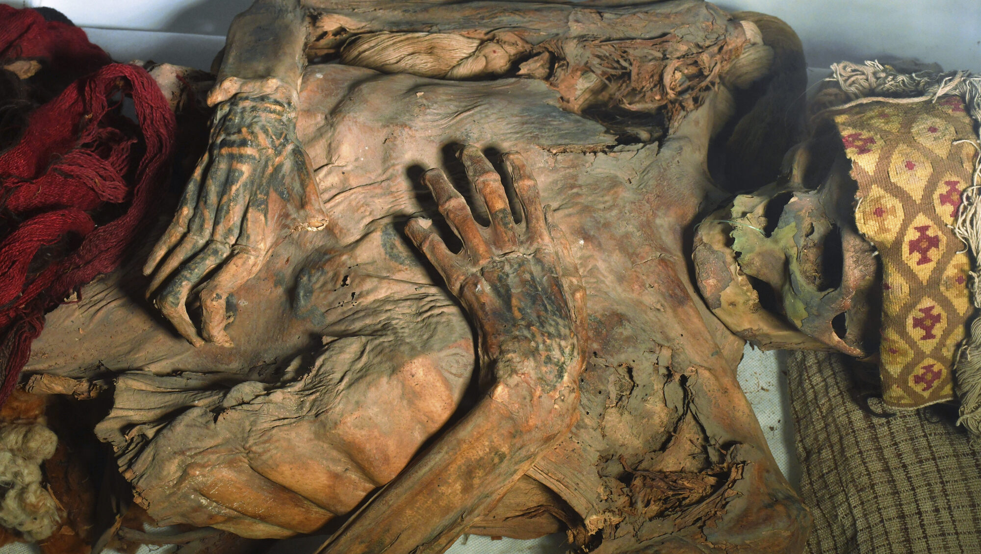 Lasers help archaeologists study ancient tattoos on Peruvian mummies