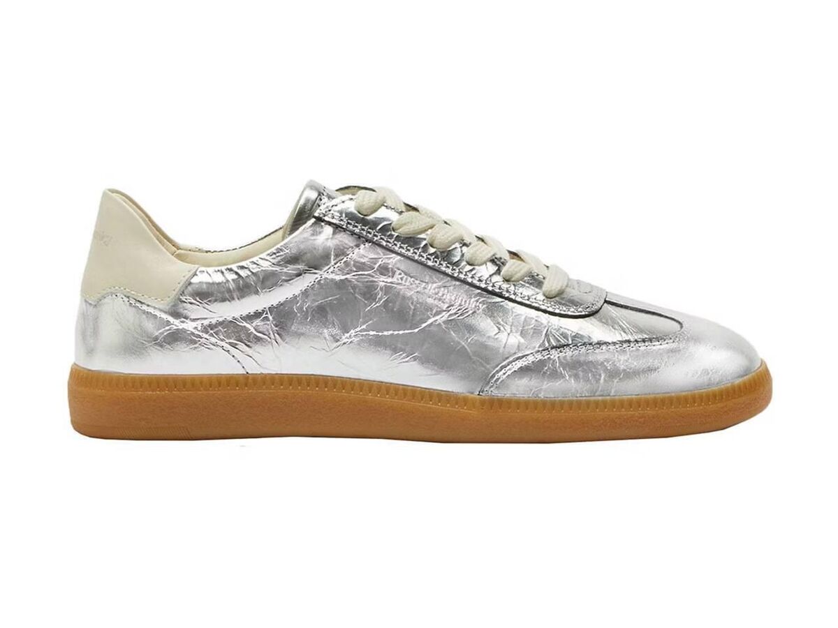 Russell & Bromley ‘Nordic’ metallic trainers, Arnotts, €225 Russell & Bromley ‘Nordic’ metallic trainers, Arnotts, €225