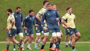 <p>BIG GAME: Gavin Coombes in training with Munster. Pic: ©INPHO/James Crombie</p>