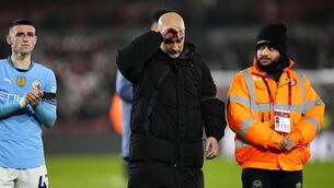 <p>Pep Guardiola’s side had to settle for a point (Nick Potts/PA)</p>