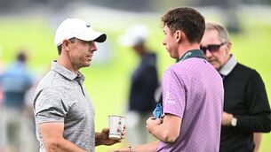 <p>Rory McIlroy has advised his fellow Northern Irishman Tom McKibbin against switching to LIV Golf. Eóin Noonan/Sportsfile</p>