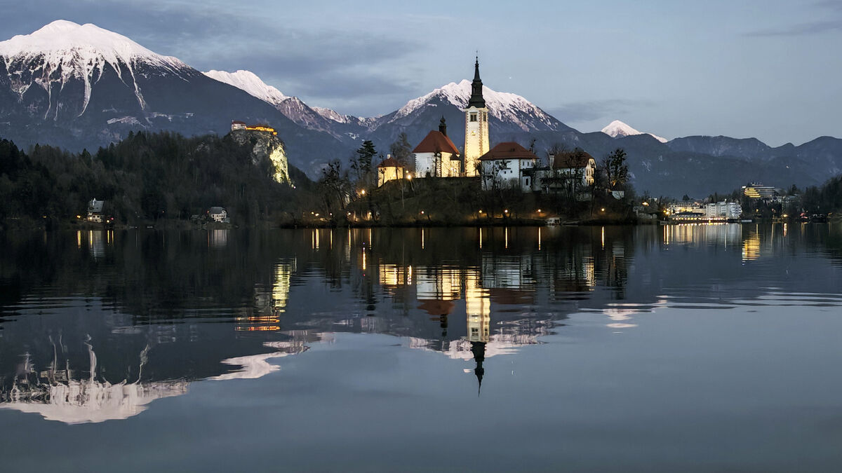 Picture taken with the Honor Magic7 Pro of Bled Lake. Picture: Noel Campion.