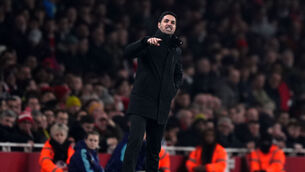 <p>PROBLEM POSITION: Arsenal manager Mikel Arteta reacts during the Premier League match. Pic: Bradley Collyer/PA Wire.</p>