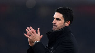 Mikel Arteta said Arsenal were sensational (Bradley Collyer/PA)