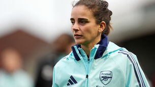 <p>Slegers has been appointed to lead Arsenal on a permanent basis. Pic: John Walton/PA</p>