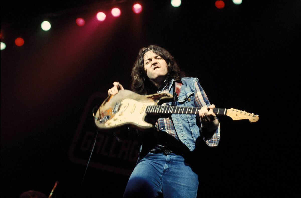 Rory Gallagher playing in 1970. File picture: Fin Costello/Redferns